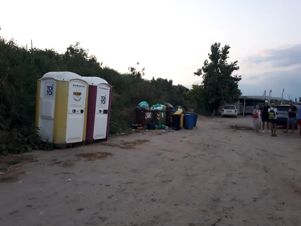 Peisaj dezolant în prezent, pe plaja  din inima Litoralului 
