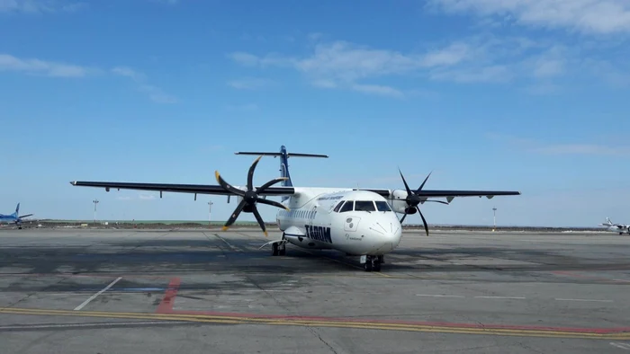 Aeronava companiei Tarom din direcţia Iaşi a aterizat pe Aeroportul Timişoara FOTO Ş. Both