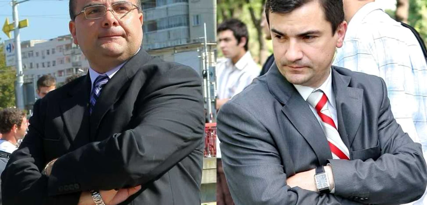 Cosmin Coman şi Mihai Chirica, şefi în Primăria Iaşi FOTO Adevărul