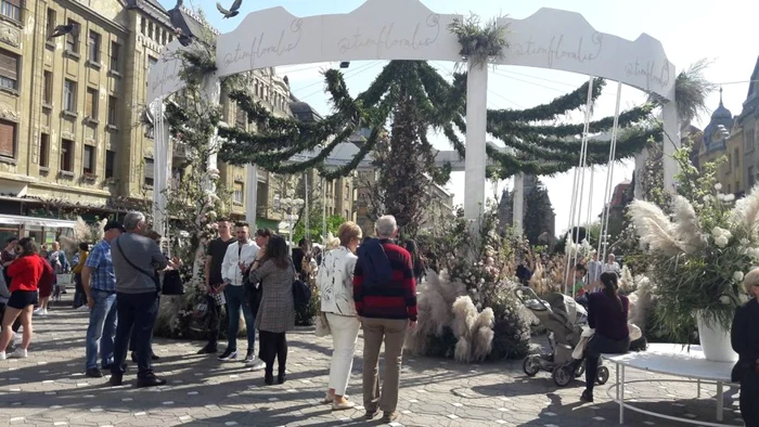 Peste 320.000 de flori au inundat centrul Timişoarei FOTO Ş. Both