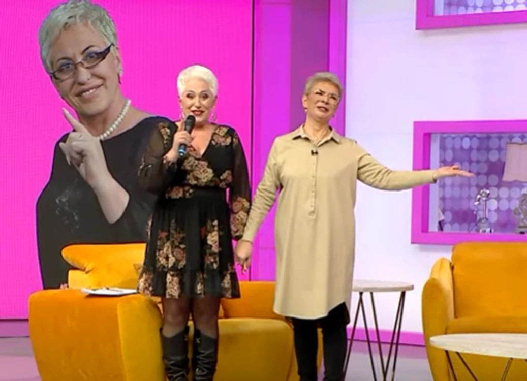 Lidia Fecioru și Teo Trandafir sunt prietene de multă vreme Foto: Captură Video