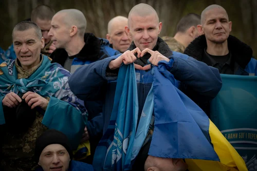 Rusia și Ucraina au făcut un schimb de prizonieri de război FOTO: Facebook/ Volodimir Zelenski