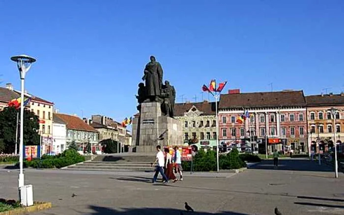 Piaţa Avram Iancu Arad FOTO arhivă