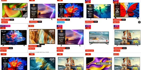 Reduceri de până la 5 000 de lei la eMAG de Chillmas Deals 2025 Sursă eMAG jpg