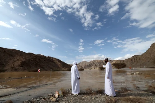 Inundatii inundatie Emiratele Arabe Unite 29 iulie 22 FOTO AFP