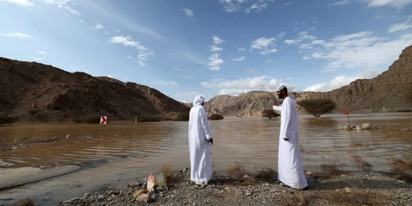 Inundatii inundatie Emiratele Arabe Unite 29 iulie 22 FOTO AFP