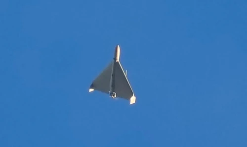 Dronă iraniană deasupra Kievului FOTO Profimedia