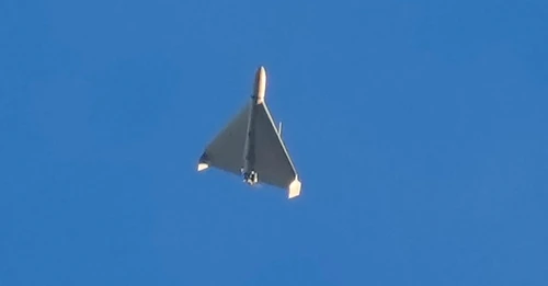 Dronă iraniană deasupra Kievului FOTO Profimedia
