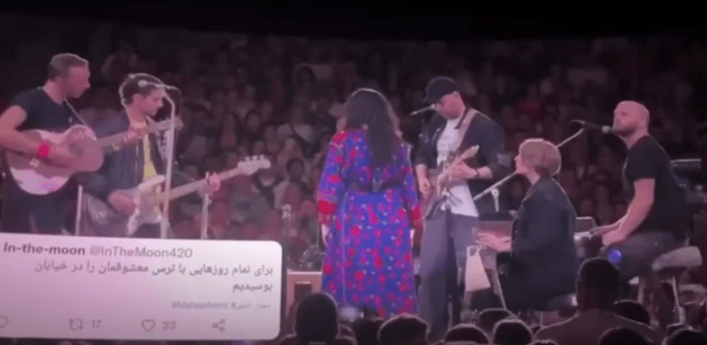 Coldplay, moment emoționant: imnul protestatarilor din Iran, interpretat la concertul din Buenos Aires 