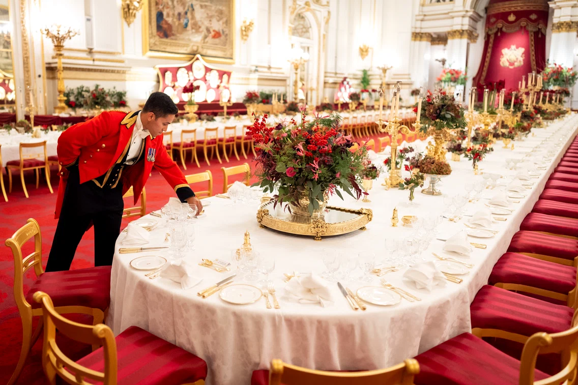 dineu la Buckingham. FOTO: Getty Images