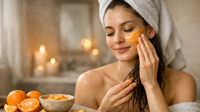 Truc de frumusețe cu mandarine, ideal pentru lunile de iarnă. 