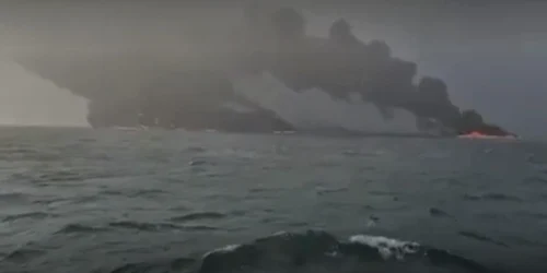 incendiu petrolier, captura video jpg
