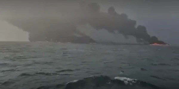 incendiu petrolier, captura video jpg