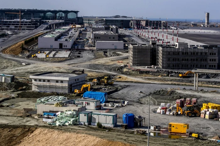 Şantierul noului aeroport de lângă Istanbul (21 iunie 2018) Foto EPA EFE