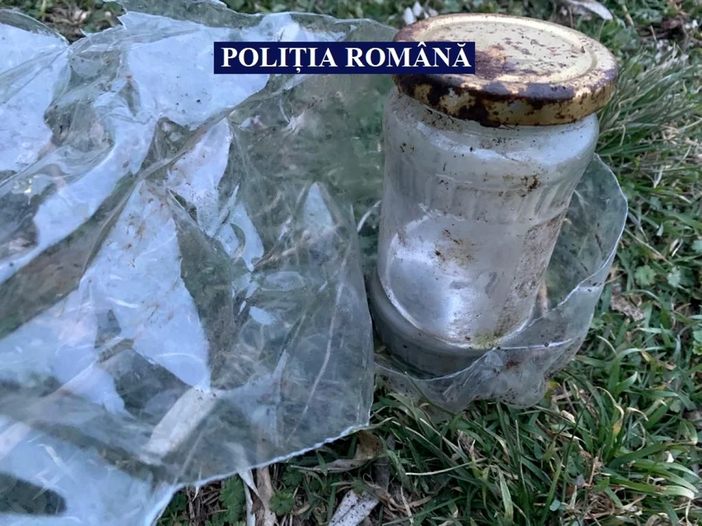 Substanţa toxică, descoperită la un bărbat din Dor Mărunt FOTO IPJ Călăraşi
