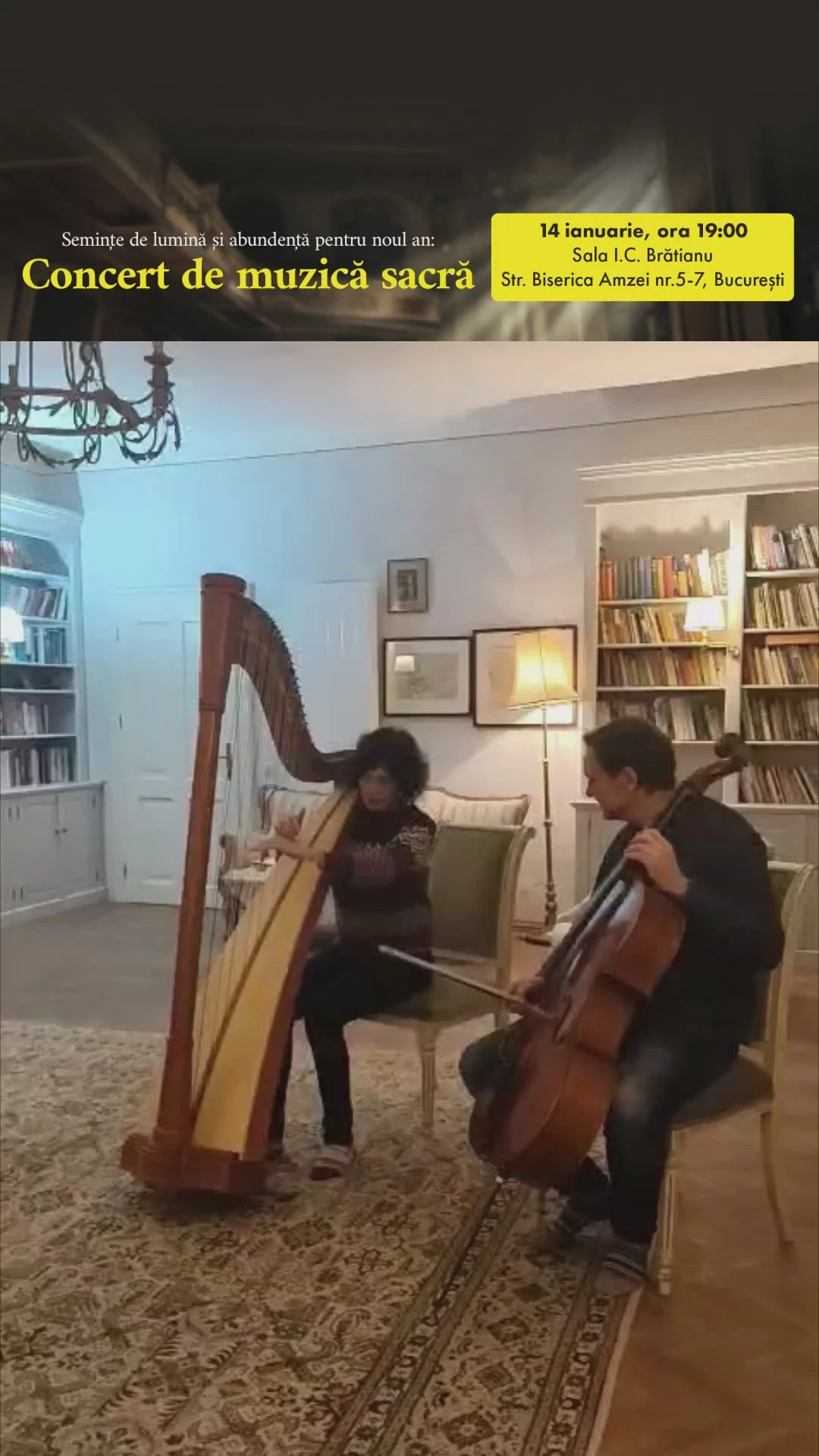 Pedagogi, artiști și muzicieni: Miruna și Radu Nagy deschid un nou an cu muzică sacră