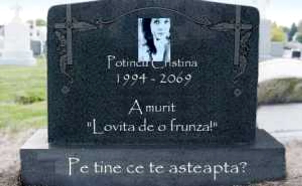 Cristina a folosit o aplicatie Facebook pentru a afla ziua în care va muri (sursa foto: Facebook)