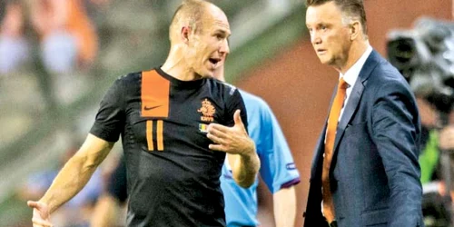 Robben este unul dintre oamenii pe care se bazează Van Gaal la naţionala  Olandei