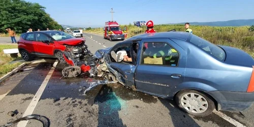 accident in zona localitatii turdas foto ipj hunedoara