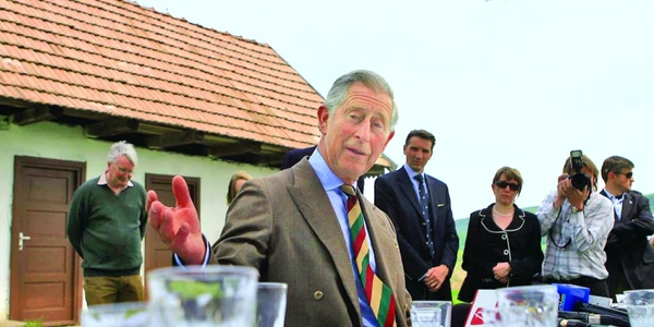 Prinţul Charles vine în fiecare an, în luna mai, la Viscri. Foto: Arhivă