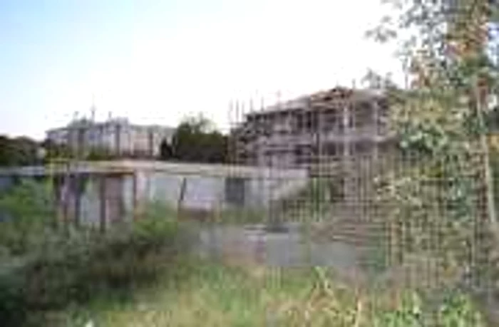 Şantierul de la Şcoala gimnazială numărul 7