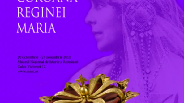 Coroana Reginei Maria expusă la MNIR png