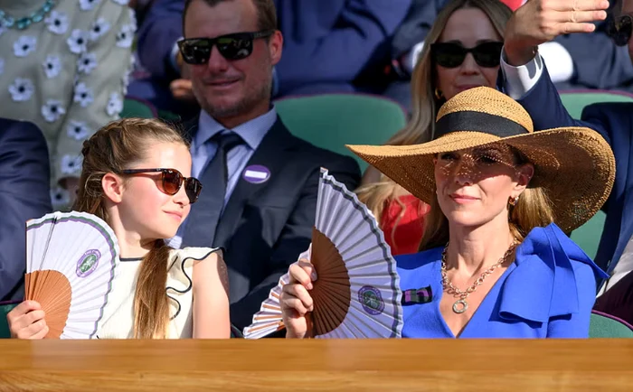 Prințesa Kate și fiica sa au fost surprinse luna trecută la Wimbledon / Sursa foto: Getty Images