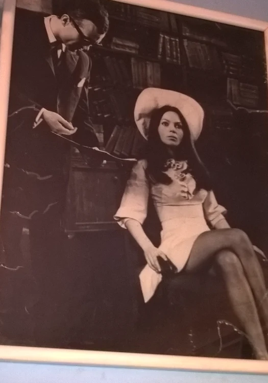 Anca Pandrea şi-a umplut pereţii casei cu fotografii de altădată