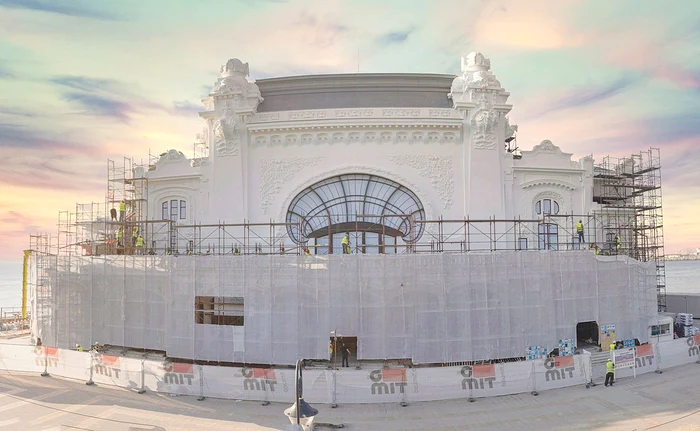 August 2022 Faţada de nord e impunătoare FOTOGRAFII: Facebook - Cazino Constanţa/ Blitz/ Mediafax