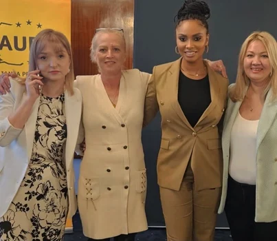 Laurette Attindehou a participat pe 8 martie la o întâlnire cu femeile din AUR foto: Instagram