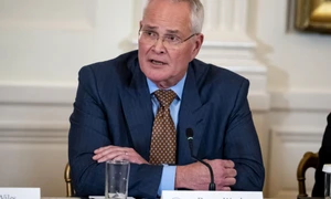 CEO ul ExxonMobil, Darern Woods, la Casa Albă FOTO EPA EFE jpg