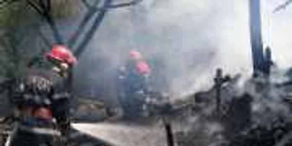 Incendiu pe strada Mihai Eminescu