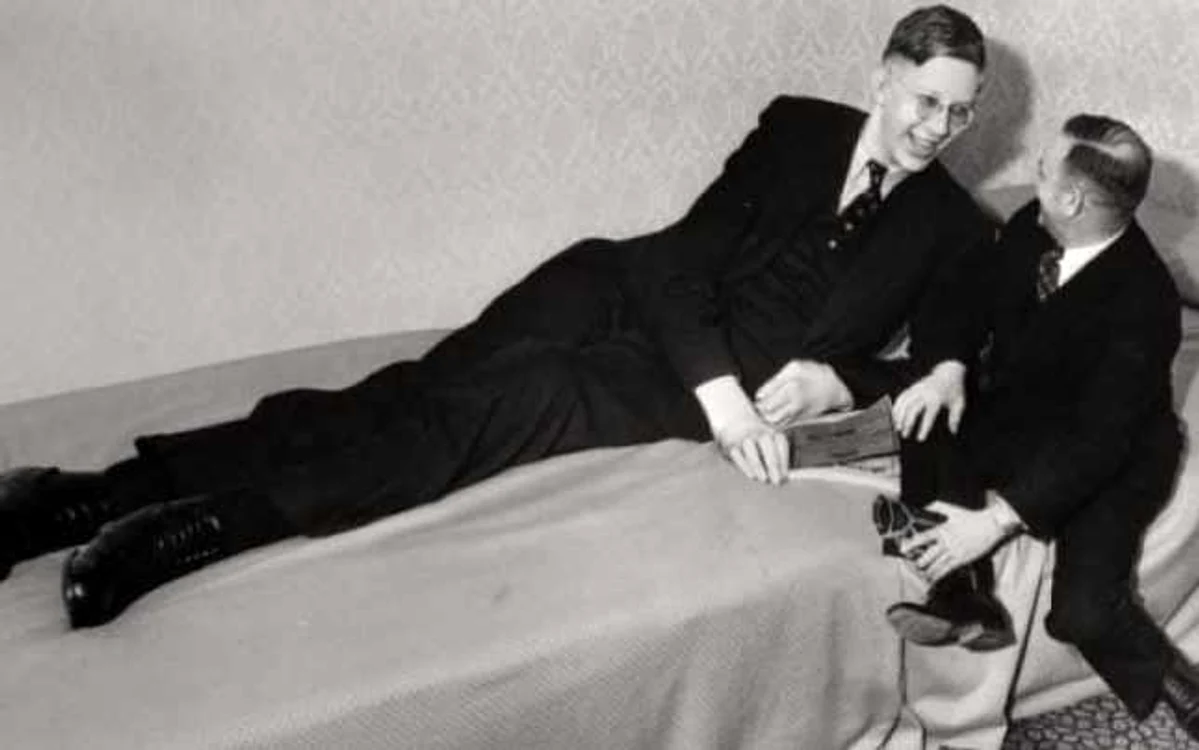 Uriaşul Robert Wadlow FOTO spiegel.de