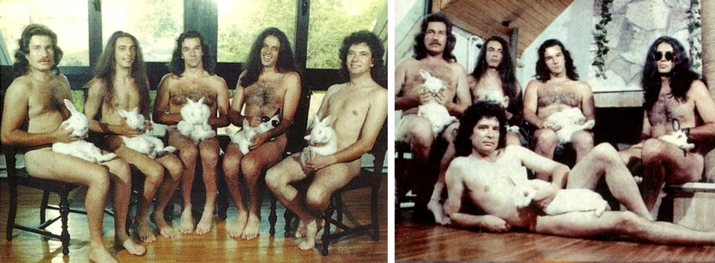 Imagini memorabile, pentru eternitate, cu cinci iepuri în ipostaze prea intime cu membrii Holograf