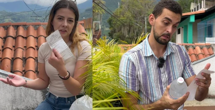 Cristi și Denisa au ajuns în Venezuela / foto: captura video