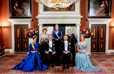 Regina Letizia a Spaniei, Prințesa Margriet a Țărilor de Jos, Regele Felipe VI al Spaniei, Prințesa Moștenitoare Amalia, Regele Willem Alexander, Prințesa Beatrix și Regina Maxima a Țărilor de Jos, Profimedia jpg