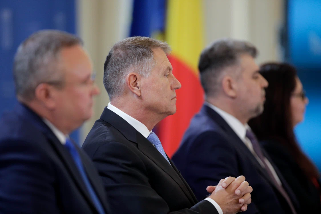 Klaus Iohannis, Marcel Ciolacu și Nicolae Ciucă