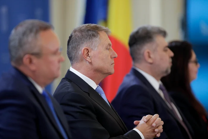 Klaus Iohannis, Marcel Ciolacu și Nicolae Ciucă