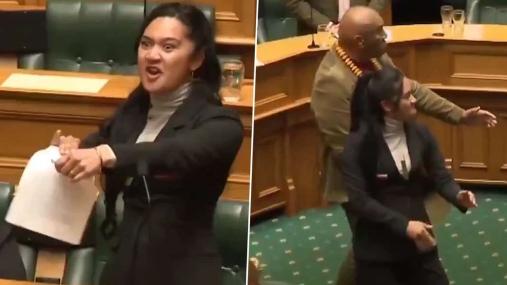 Haka în Parlamentul Noii Zeelande pentru drepturile Māori | sursa foto: Adevarul