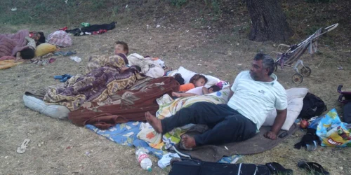 Apartament în aer liber pentru o familie de ţigani