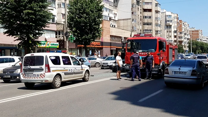 Accidentul a produs haos în trafic