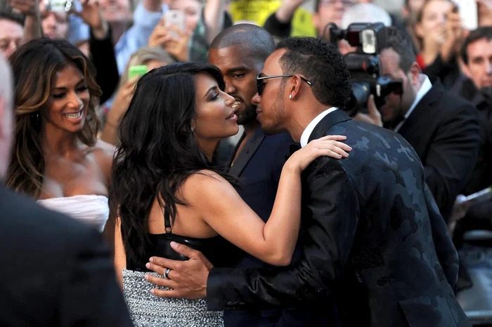 Kim Kardashian și Lewis Hamilton în 2016 FOTO: X /@HouseOfVanity88