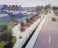 Construcția Pasarelei Gelu din Timișoara FOTO Ștefan Both