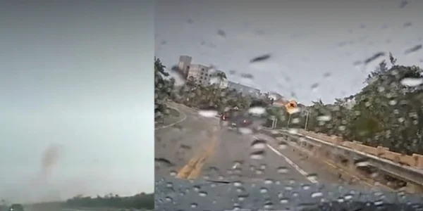 masina lovita de fulger in florida foto captura video