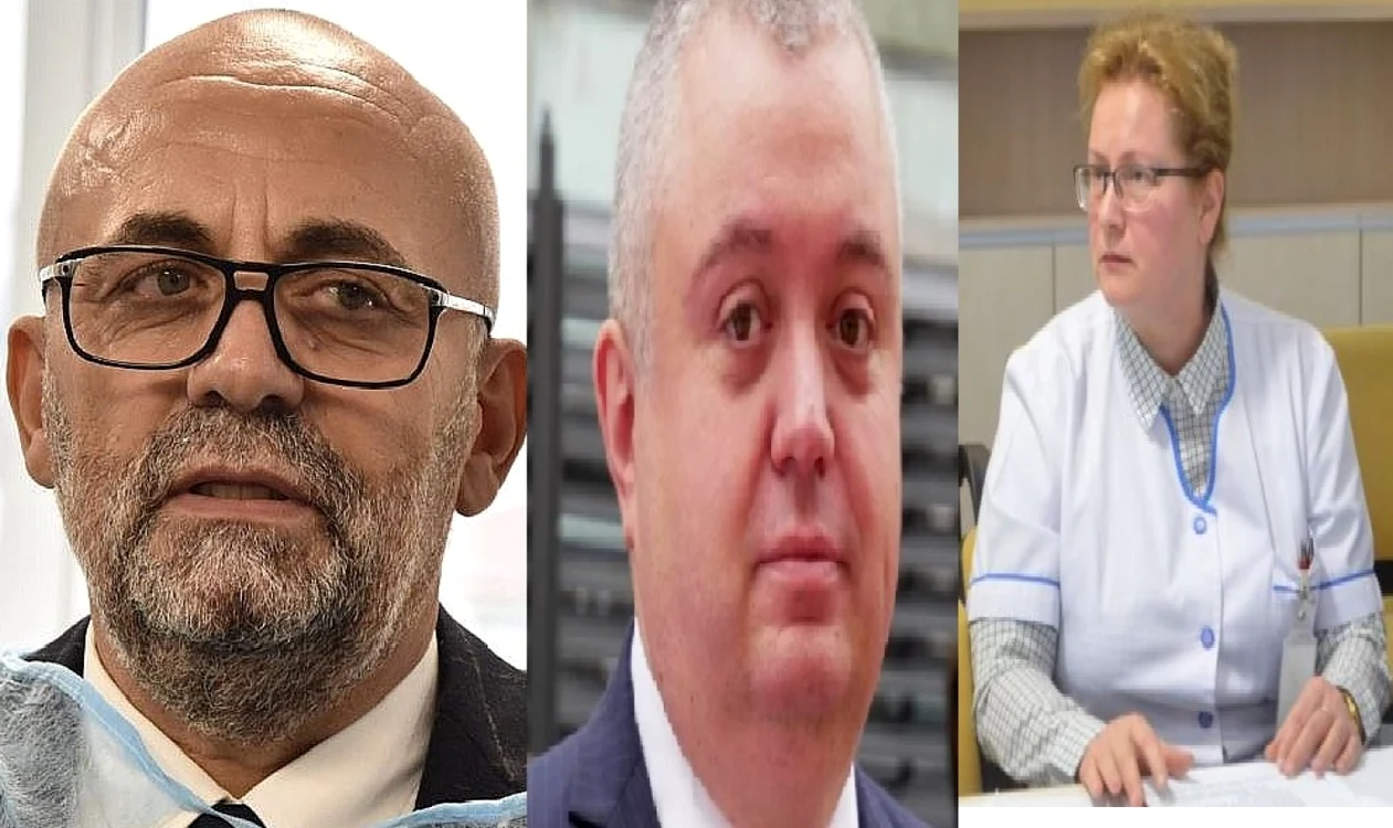 De la sânga, la dreapta, Vasile Râmbu, Mircea Macovei şi Doina Chirap. FOTO: Oana Şlemco