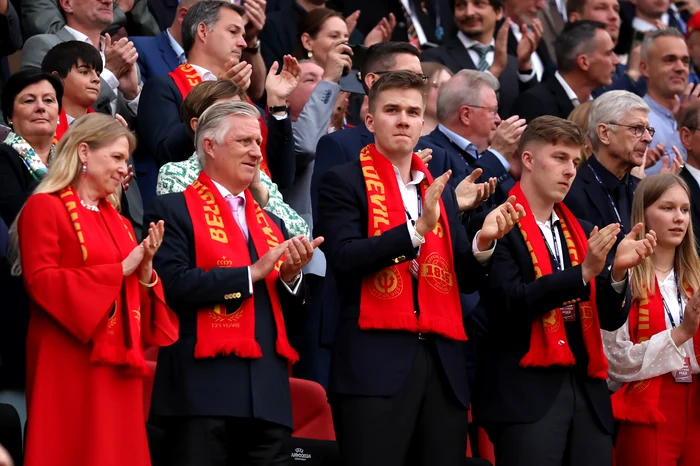 Regele Philippe și cei trei copii ai săi. FOTO: Casa Regală belgiană