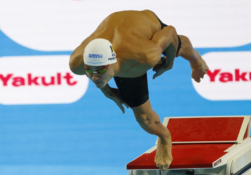 David Popovici și-a doborât propriul record național în Italia, va mai concura la 100 și 200 m liber