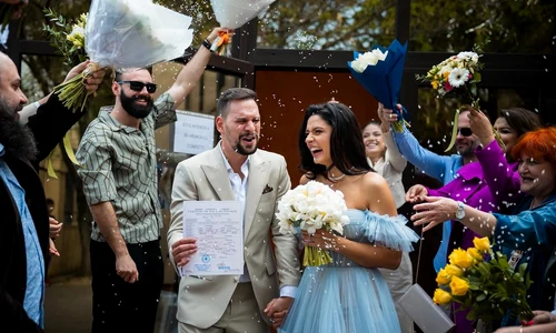 Oana Moșneagu și Vlad Gherman s-au cununat civil foto Facebook  