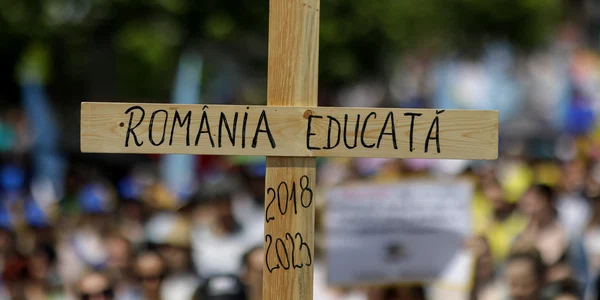  Marșul profesorilor spre Palatul Cotroceni. FOTO Inquam Photos / Octav Ganea