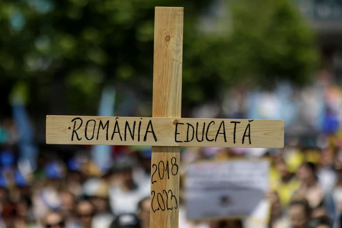 Profesorii spun că vor începe anul școlar în stradă, protestând FOTO: nquam Photos/Octav Ganea